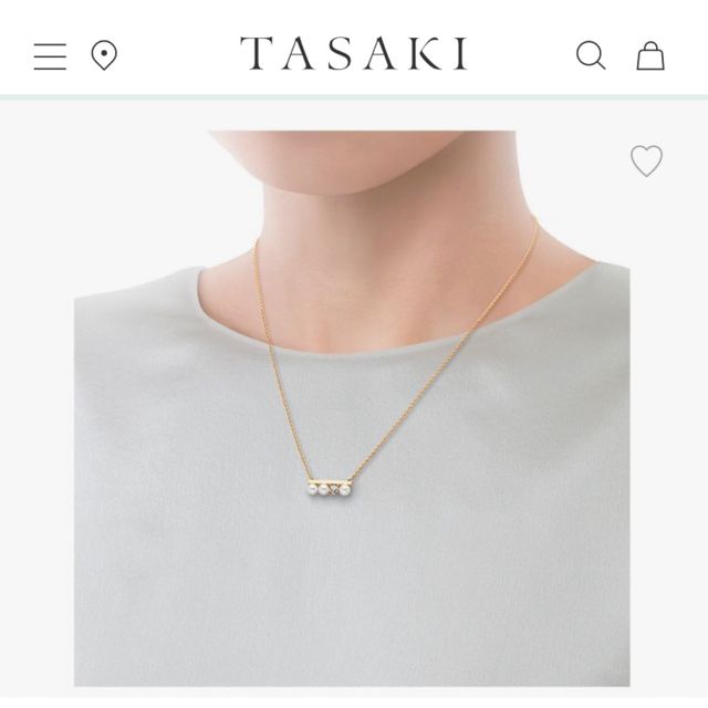 TASAKI(タサキ)の3月だけ値下げ中TASAKIバランス ソロ ネックレス イエローゴールド レディースのアクセサリー(ネックレス)の商品写真