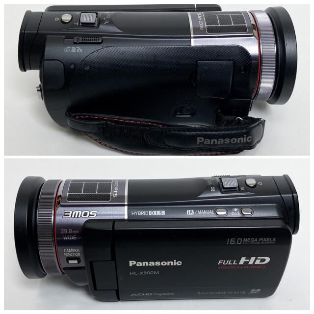 Panasonic Panasonic HC-X900M(純正大容量バッテリー2個チャージャー付)の通販 by t-kotani's shop｜ パナソニックならラクマ