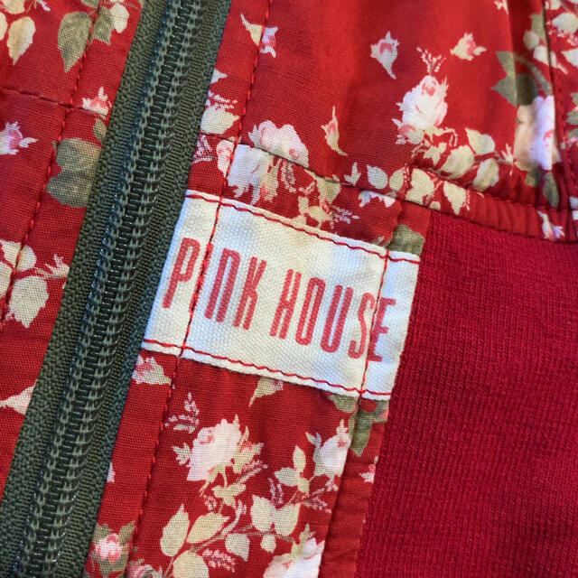 PINK HOUSE(ピンクハウス)のピンクハウス  インゲボルグ　カールヘルム　トリプルネーム　ゼッケン　MA-1 レディースのジャケット/アウター(ブルゾン)の商品写真