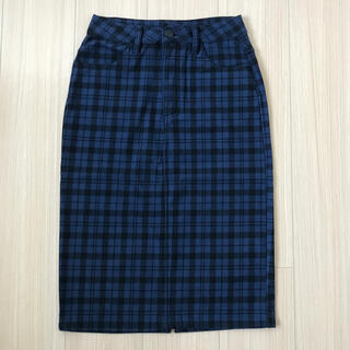 オゾック(OZOC)のOZOCチェックタイトスカート★36サイズ(ひざ丈スカート)