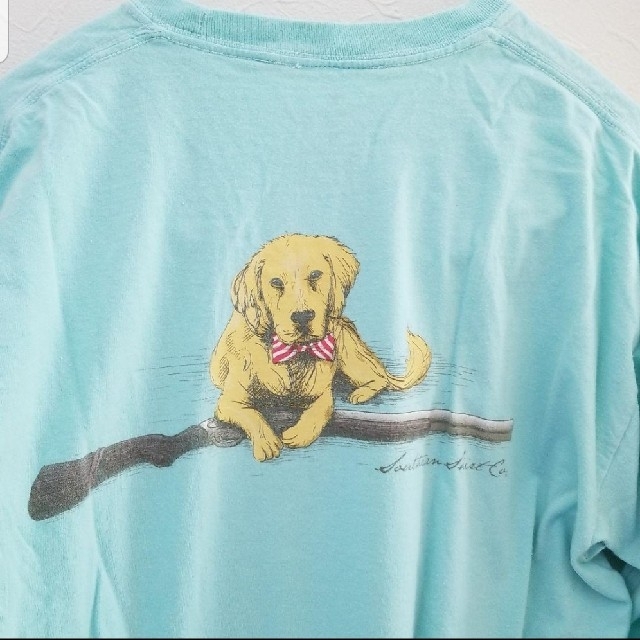 古着　ロンT　犬 レディースのトップス(Tシャツ(長袖/七分))の商品写真