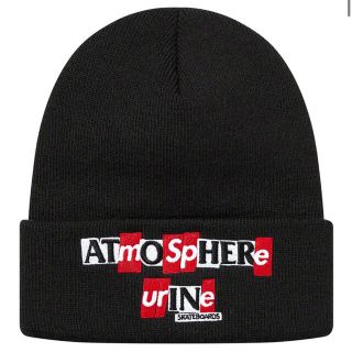 シュプリーム(Supreme)のSupreme®/ANTIHERO® Beanie ブラック(ニット帽/ビーニー)