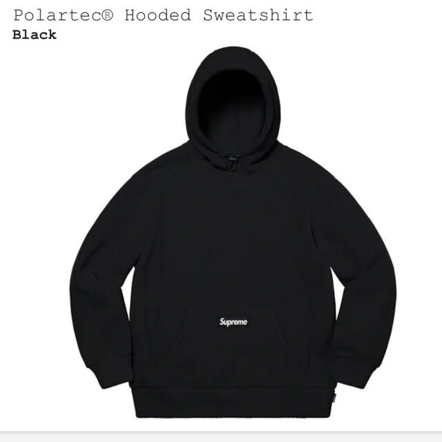 Supreme Polartec Hooded Sweatshirt SサイズBlackSIZE