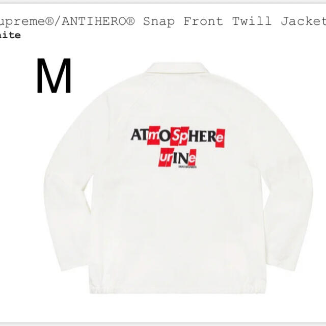 supreme ANTIHERO Snap Twill Jacket L