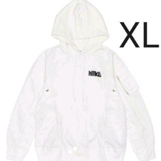 サカイ(sacai)のNike x sacai Hoodie パーカー　ホワイト(パーカー)