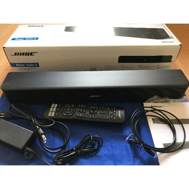 BOSE(ボーズ)の【中古】BOSE Solo 5 TV sound system   スマホ/家電/カメラのオーディオ機器(スピーカー)の商品写真