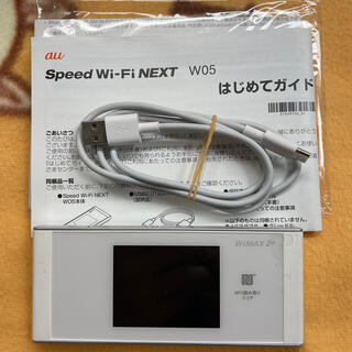 エーユー(au)のspeed WiFi NEXT w05 (PC周辺機器)