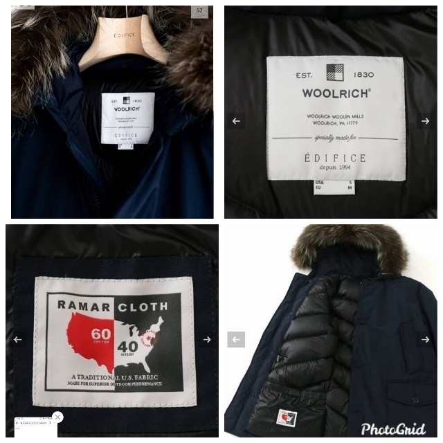 WOOLRICH(ウールリッチ)のwoolrich edifice ウールリッチ アークティックパーカー  黒 M メンズのジャケット/アウター(ダウンジャケット)の商品写真