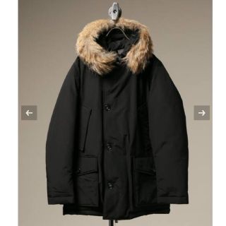 ウールリッチ(WOOLRICH)のwoolrich edifice ウールリッチ アークティックパーカー  黒 M(ダウンジャケット)