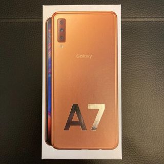 ギャラクシー(Galaxy)のGalaxy A7 ゴールド 64 GB SIMフリー(スマートフォン本体)