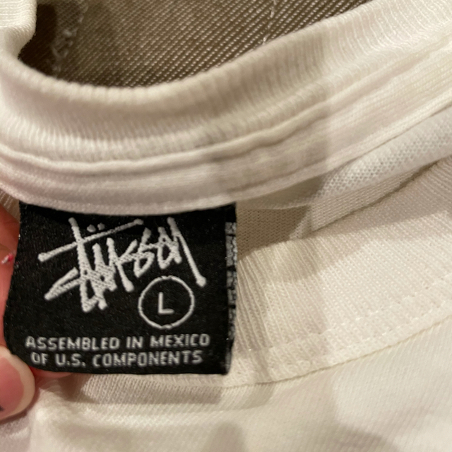 STUSSY(ステューシー)のぺい様専用ステューシー　白ロンT Lサイズ　送料込み★ メンズのトップス(Tシャツ/カットソー(七分/長袖))の商品写真