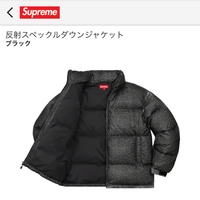 Supreme(シュプリーム)のReflective Speckled Down Jacket Mサイズ メンズのジャケット/アウター(ダウンジャケット)の商品写真