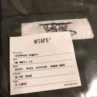 HM WMILL-LS / SHIRT. HUMAN MADE wtaps