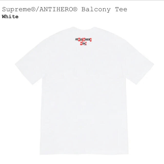 Supreme(シュプリーム)のSupreme Antihero Balcony tee XL メンズのトップス(Tシャツ/カットソー(半袖/袖なし))の商品写真