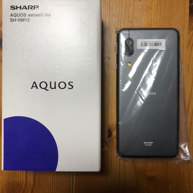素敵でユニークな SHARP - ブラック64GB lite 3 sense AQUOS スマートフォン本体