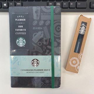 スターバックスコーヒー(Starbucks Coffee)のスタバ　2021 手帳　タイ　海外　モレスキン(カレンダー/スケジュール)