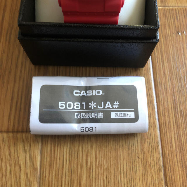 CASIO(カシオ)のCASIO G-SHOCK GA-100B ほぼ新品状態　レッド メンズの時計(腕時計(デジタル))の商品写真