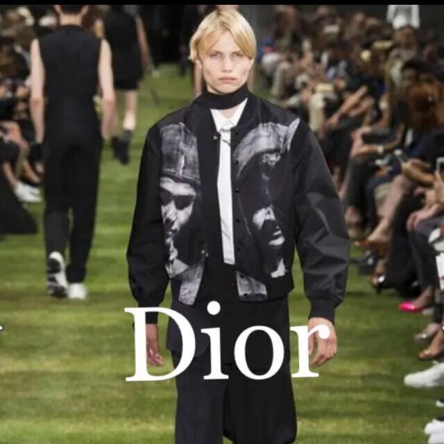 激レア！Dior Homme Printed Varsity Jacket