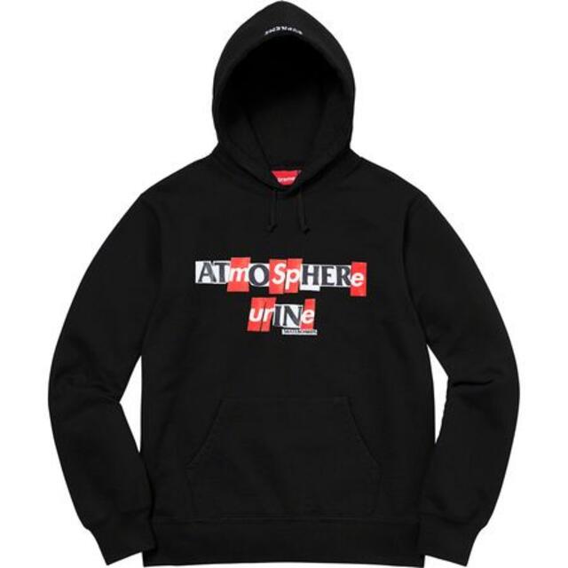 Supreme(シュプリーム)のXL Supreme Antihero Hooded Sweatshirt 黒  メンズのトップス(パーカー)の商品写真