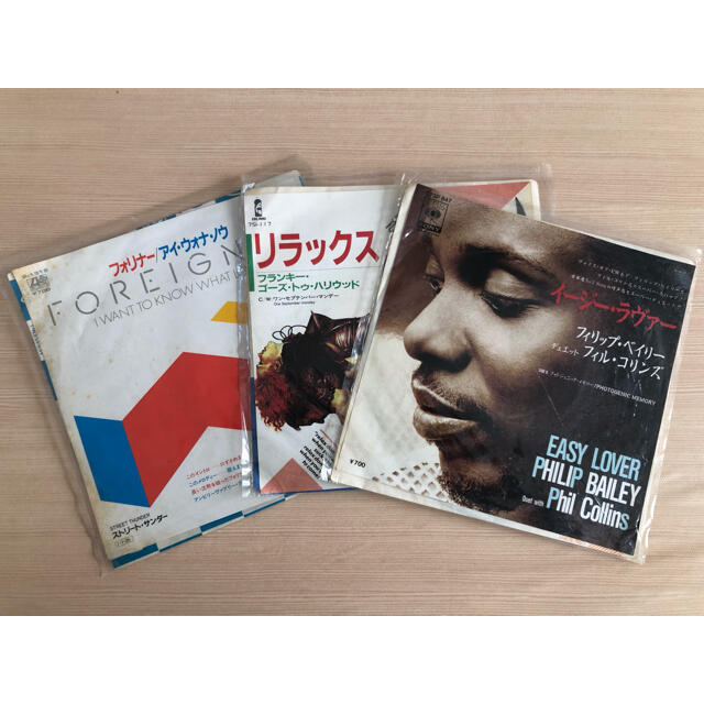 80年代　シングルレコード3枚セット エンタメ/ホビーのCD(ポップス/ロック(洋楽))の商品写真