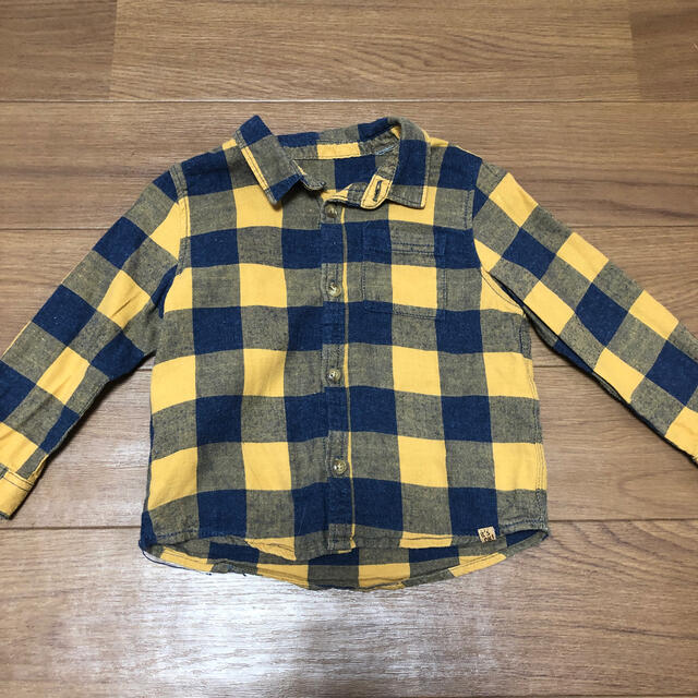 ZARA KIDS(ザラキッズ)のZARAベビー　チェックシャツ2点セット キッズ/ベビー/マタニティのベビー服(~85cm)(シャツ/カットソー)の商品写真