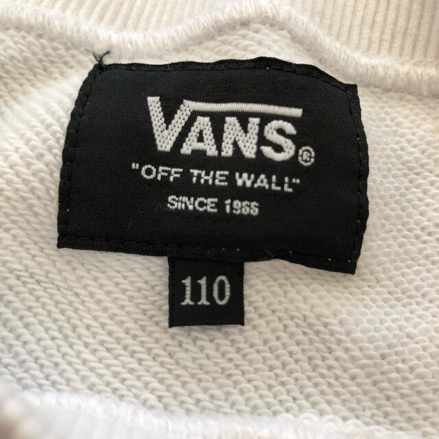 VANS(ヴァンズ)のVANS トレーナー キッズ/ベビー/マタニティのキッズ服男の子用(90cm~)(Tシャツ/カットソー)の商品写真