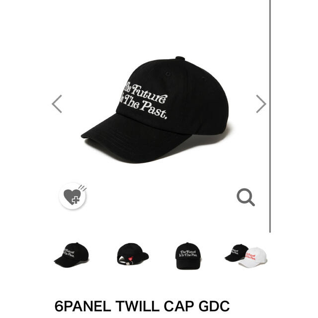 6panel twill cap girls don’t cryメンズ