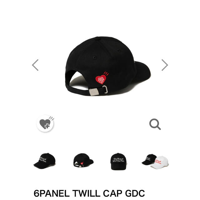 6panel twill cap girls don’t cry  メンズの帽子(キャップ)の商品写真