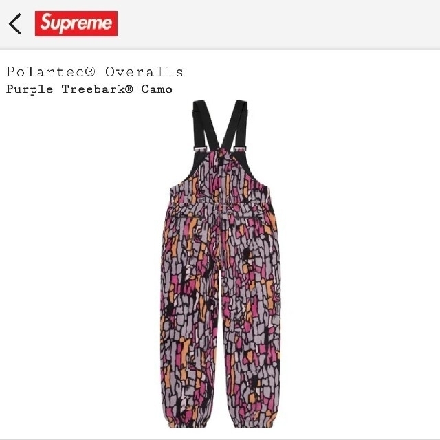 Supreme(シュプリーム)のsupreme polartec@ overalls M 新品未使用 メンズのパンツ(その他)の商品写真