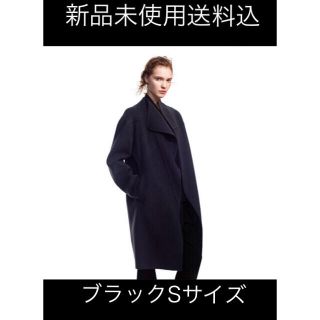 新品タグ付き✨ユニクロ +J カシミヤブレンドノーカラーコート 大きいサイズ 紺