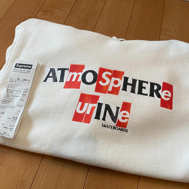 supreme antihero hooded sweatshirt 白M