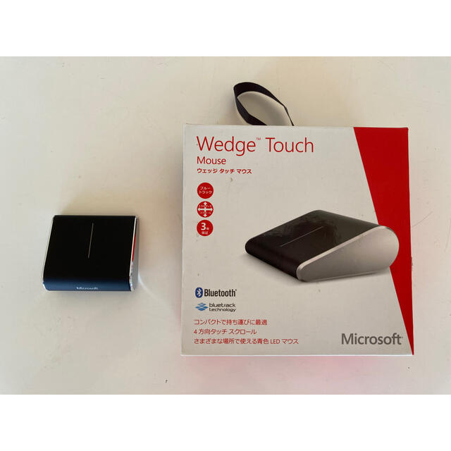 Microsoft(マイクロソフト)のMicrosoft WEDGE TOUCH MOUSE マイクロソフト マウス スマホ/家電/カメラのPC/タブレット(PC周辺機器)の商品写真