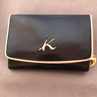 キタムラ(Kitamura)のキタムラ　二つ折り財布　ネイビー×ピンク(折り財布)