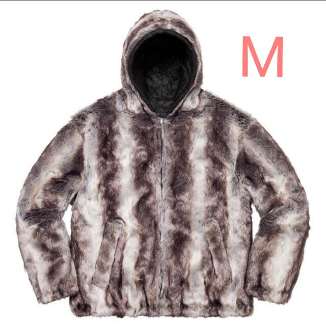 Supreme Faux Fur Reversible Hooded M