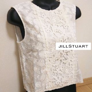 ジルスチュアート(JILLSTUART)の【新品】ジルスチュアート 総レース　ブラウス　Ｍ(シャツ/ブラウス(半袖/袖なし))