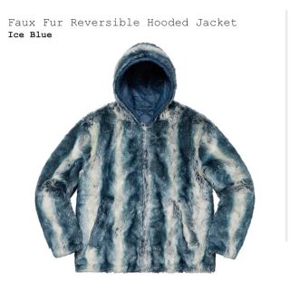 シュプリーム(Supreme)のFaux Fur Reversible Hooded Jacket Lサイズ(毛皮/ファーコート)