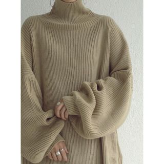 アンティカ(antiqua)の【出品は12/4まで】大人ゆるニット ニット レディース トップス 長袖 秋冬(ニット/セーター)