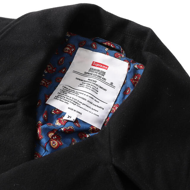 Supreme(シュプリーム)のSupreme シュプリーム 2011FW Peacoat  希少サイズXL メンズのジャケット/アウター(ピーコート)の商品写真