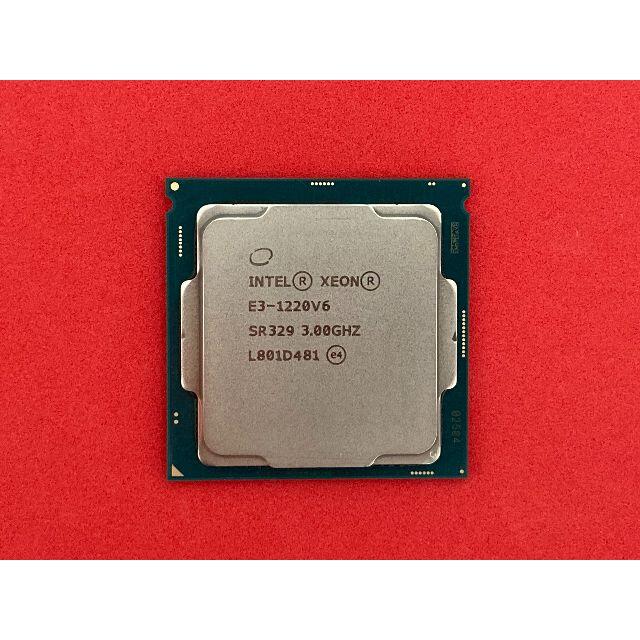 Xeon E3-1220v6  4枚 と Xeon E-2144G 2枚