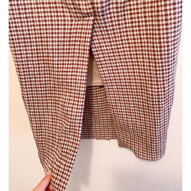 Spick & Span(スピックアンドスパン)のU by SPICK&SPAN チェック柄ロングスカート レディースのスカート(ロングスカート)の商品写真