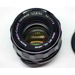 ペンタックス(PENTAX)のスーパーマルチコーテッドタクマー１：１．８/５５ｍｍ　Ｍ４２マウント。(レンズ(単焦点))