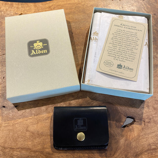 最終出品 ALDEN コードバン レザー コインケース 財布 プレゼントのサムネイル