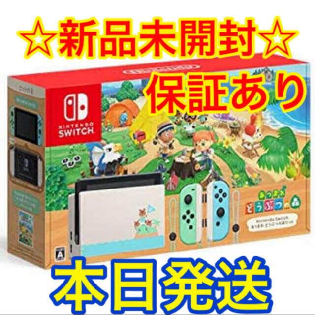 新品 保証あり Switch 任天堂 スイッチ 本体 あつまれ動物の森 同梱版