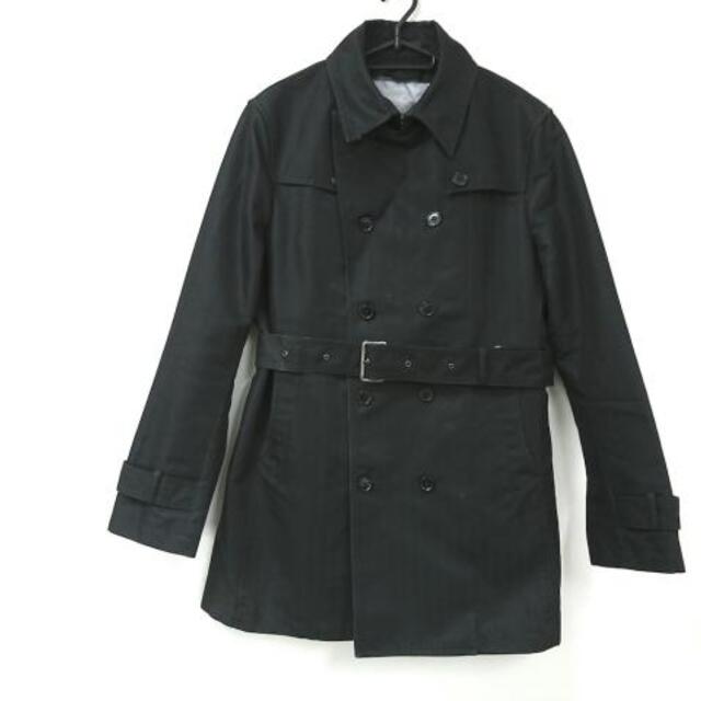 ムッシュニコル トレンチコート 48 XL - 黒 メンズのジャケット/アウター(トレンチコート)の商品写真