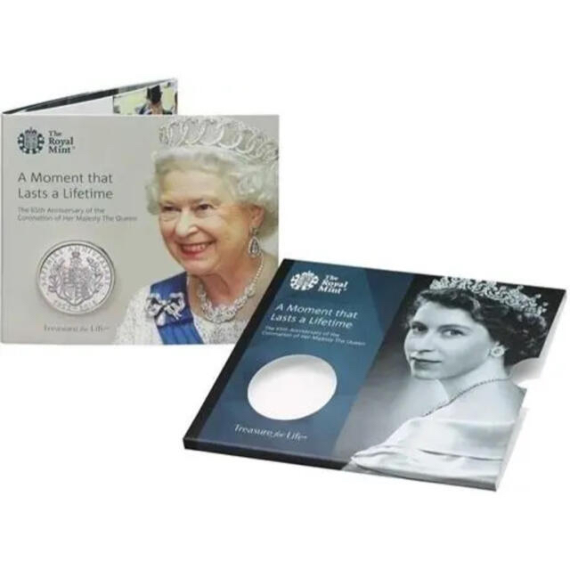 エリザベス女王　在位65周年記念コイン（新品・未開封） エンタメ/ホビーの美術品/アンティーク(貨幣)の商品写真