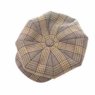 サンシー(SUNSEA)の19AW SUNSEA Caramel Check Cap キャスケット　帽子(キャスケット)