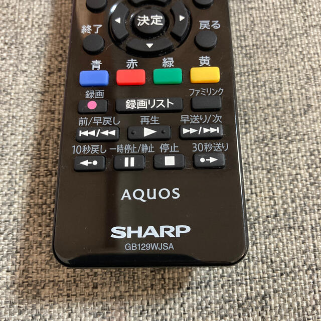 SHARP(シャープ)のSHARP AQUOS TV リモコン GB129WJSA スマホ/家電/カメラのテレビ/映像機器(その他)の商品写真