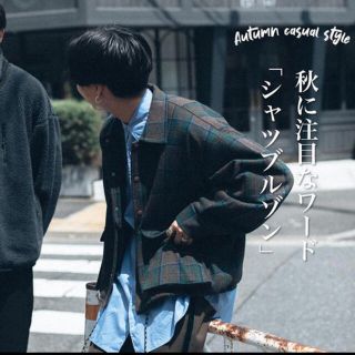 ジエダ(Jieda)のJieDa ジエダ 19aw　PLAID COACH JACKET(ブルゾン)