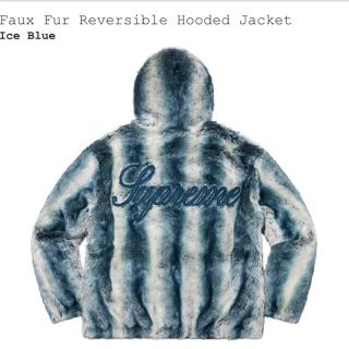 シュプリーム(Supreme)のFaux Fur Reversible Hooded Jacket Lサイズ(毛皮/ファーコート)