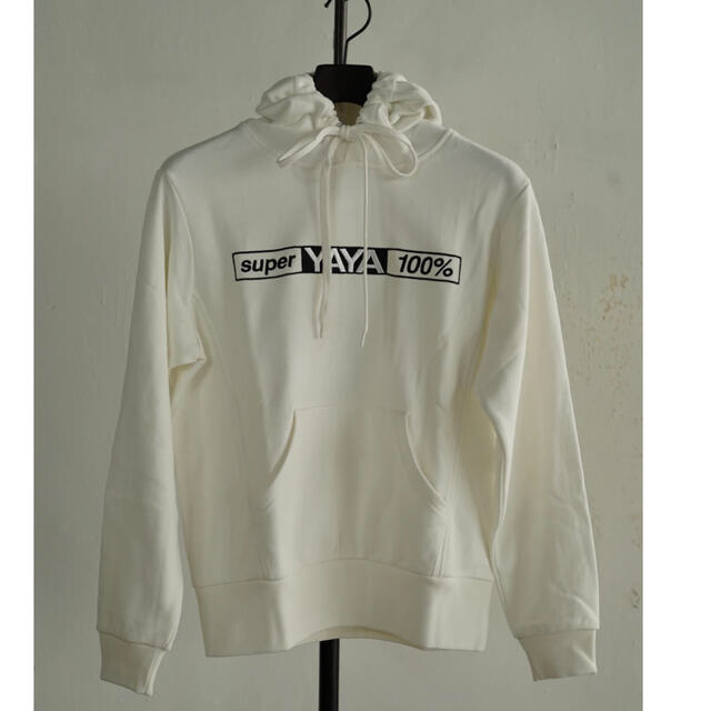 レディースsuper yaya hoodie ホワイト　サイズS